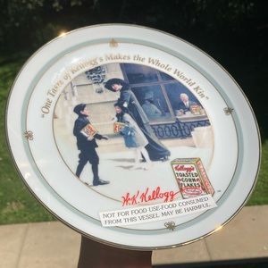 A Taste of Kellogg's Makes the Whole World Kin Limited Edition Collectors Plate